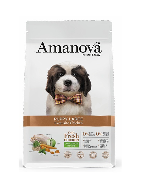 Amanova Dog Puppy Large Exquisite Chicken - kurczak 12kg
