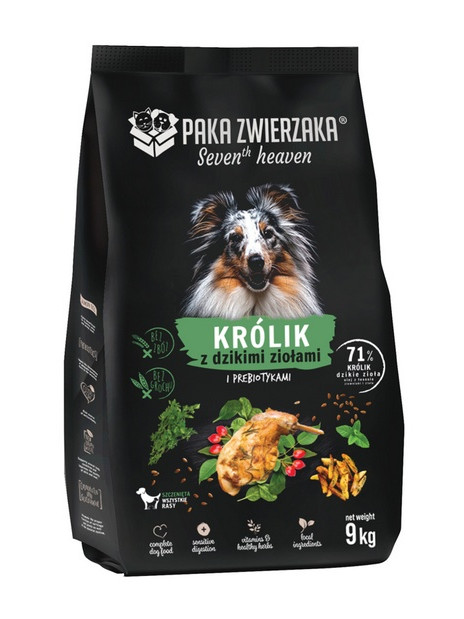 Paka Zwierzaka Seventh Heaven Królik z dzikimi ziołami Puppy S 9kg