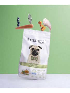 Amanova Dog Puppy Digestive Divine Rabbit - królik 7kg