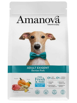 Amanova Dog Adult Exigent Iberian Pork - wieprzowina 10kg