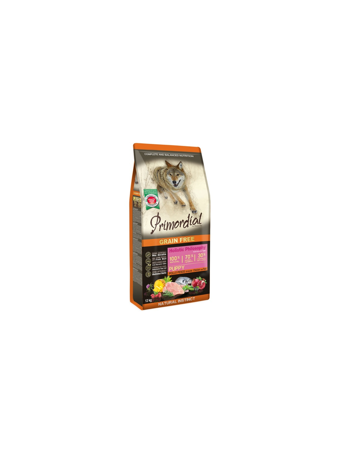 Primordial Dog Grain Free Puppy Chicken & Sea Fish 12kg