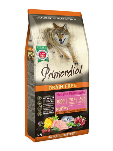 Primordial Dog Grain Free Puppy Chicken & Sea Fish 12kg