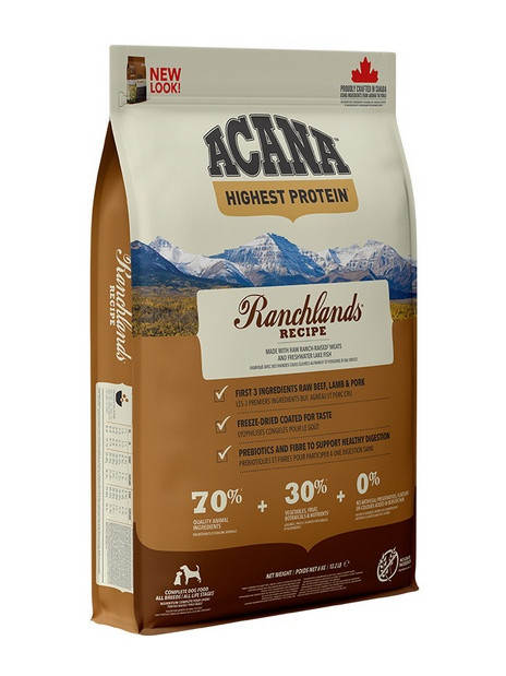 Acana Highest Protein Ranchlands Dog 6kg