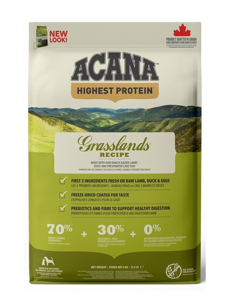 Acana Highest Protein Grasslands Dog 6kg