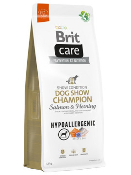 Brit Care Hypoallergenic Dog Show Champion Salmon & Herring 12kg
