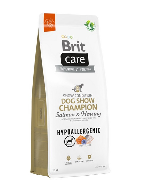 Brit Care Hypoallergenic Dog Show Champion Salmon & Herring 12kg