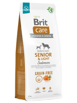 Brit Care Grain Free Senior & Light Salmon 12kg