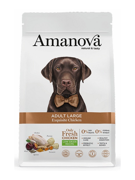 Amanova Dog Adult Large Exquisite Chicken - kurczak 12kg
