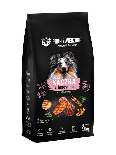 Paka Zwierzaka Seventh Heaven Puppy Kaczka z łososiem 9kg