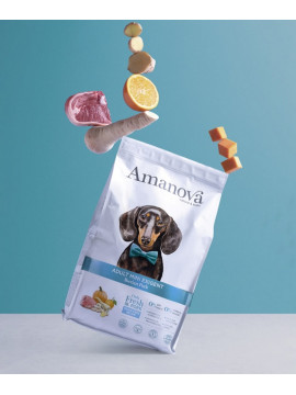 Amanova Dog Adult Mini Exigent Iberian Pork - wieprzowina 7kg