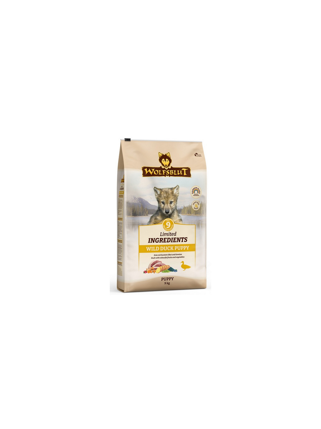 Wolfsblut Dog Limited Ingredients Wild Duck Puppy - kaczka i bataty 9kg