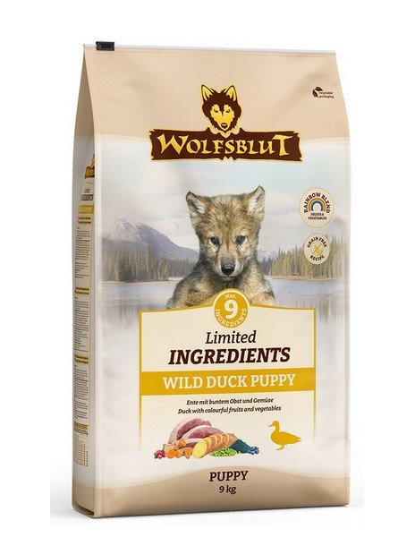 Wolfsblut Dog Limited Ingredients Wild Duck Puppy - kaczka i bataty 9kg