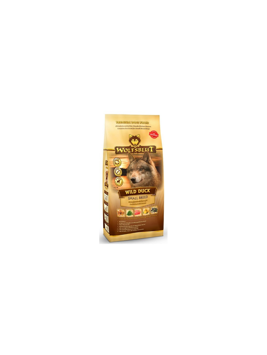 Wolfsblut Dog Wild Duck Small - kaczka i bataty 7,5kg