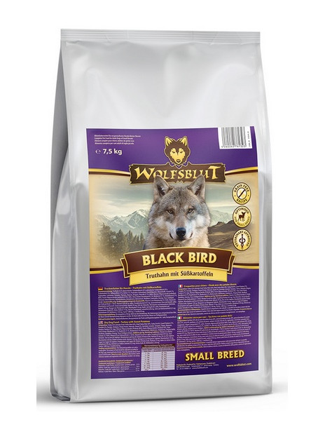 Wolfsblut Dog Black Bird Adult Small - indyk i bataty 7,5kg