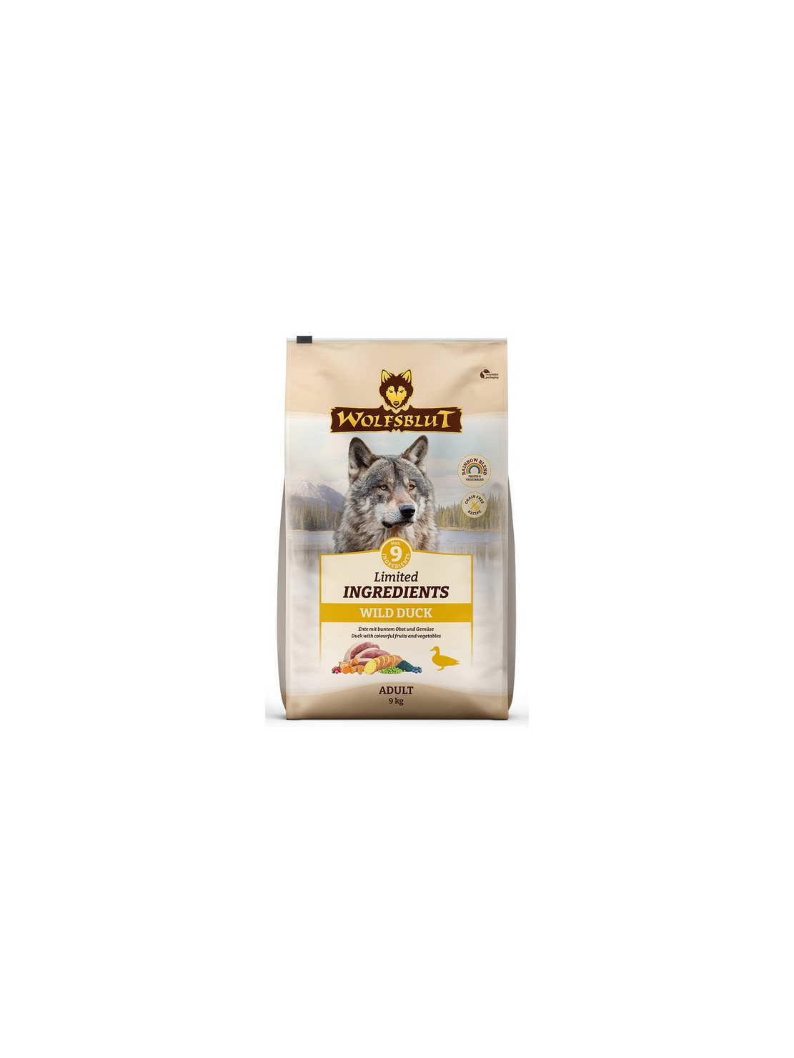 Wolfsblut Dog Limited Ingredients Wild Duck - kaczka i ziemniaki 9kg