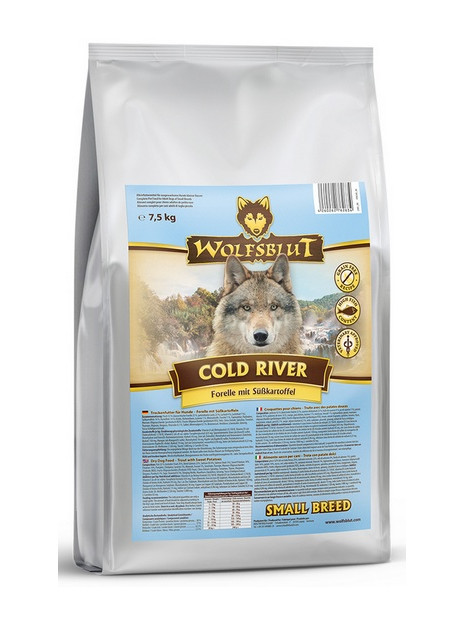 Wolfsblut Dog Cold River Small - pstrąg i bataty 7,5kg