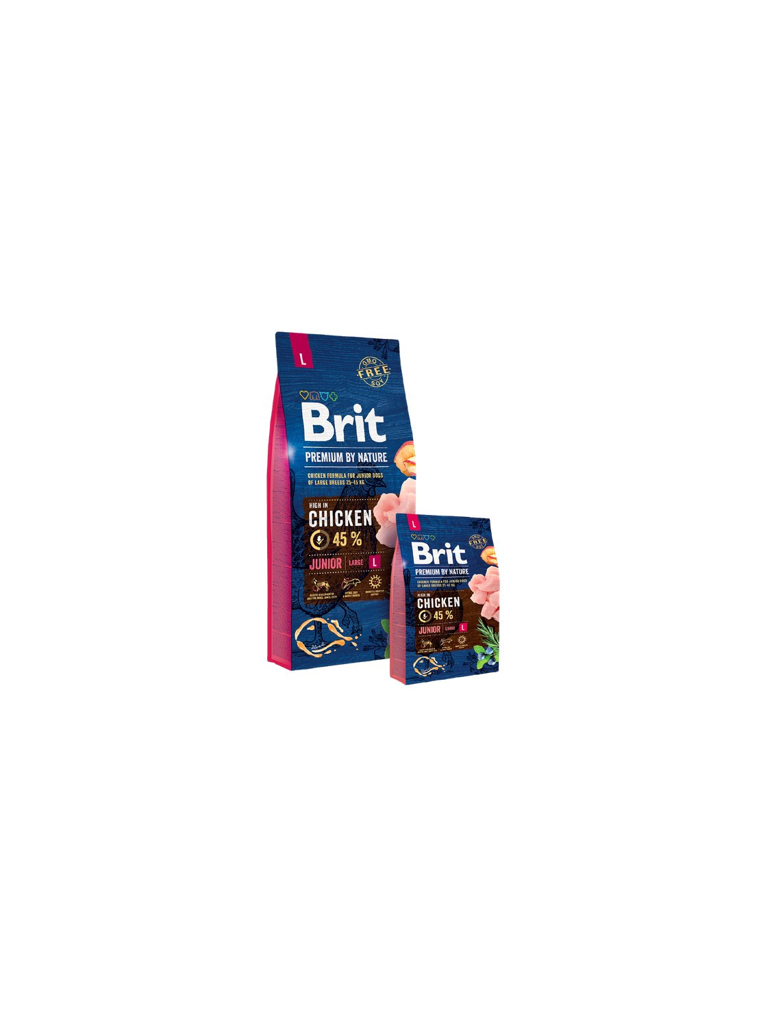 Brit Premium By Nature Junior L Large 15kg