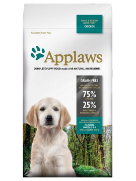 Applaws Puppy Small & Medium Breed Kurczak 7,5kg