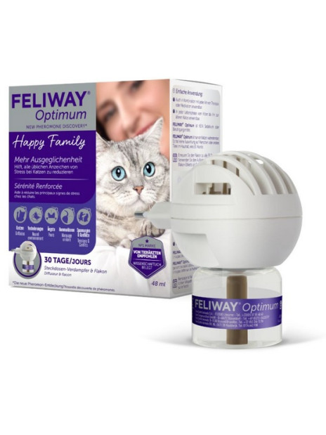 Feliway Optimum - kocie feromony Zestaw Startowy (Dyfuzor+wkład)