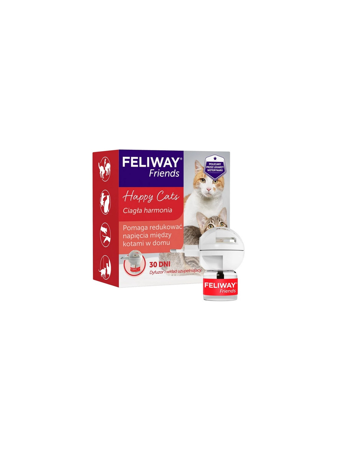 Feliway Friends - kocie feromony Zestaw Startowy (Dyfuzor+wkład)