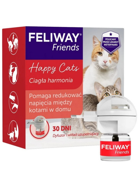 Feliway Friends - kocie feromony Zestaw Startowy (Dyfuzor+wkład)