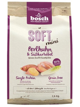 Bosch Soft Mini Perliczka & Bataty 2,5kg