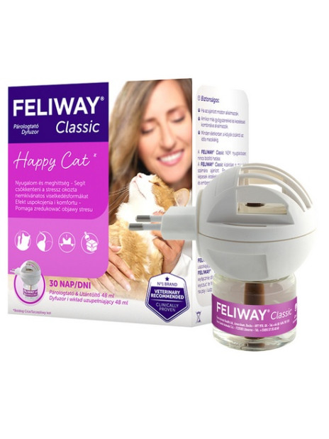 Feliway Classic - kocie feromony Zestaw Startowy (Dyfuzor+wkład)