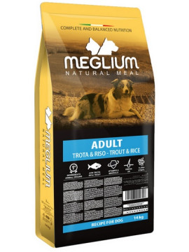Meglium Dog Adult Trout & Rice 14kg
