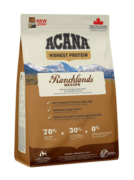 Acana Highest Protein Ranchlands Dog 2kg