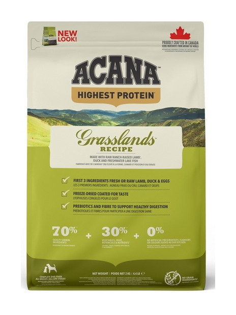Acana Highest Protein Grasslands Dog 2kg