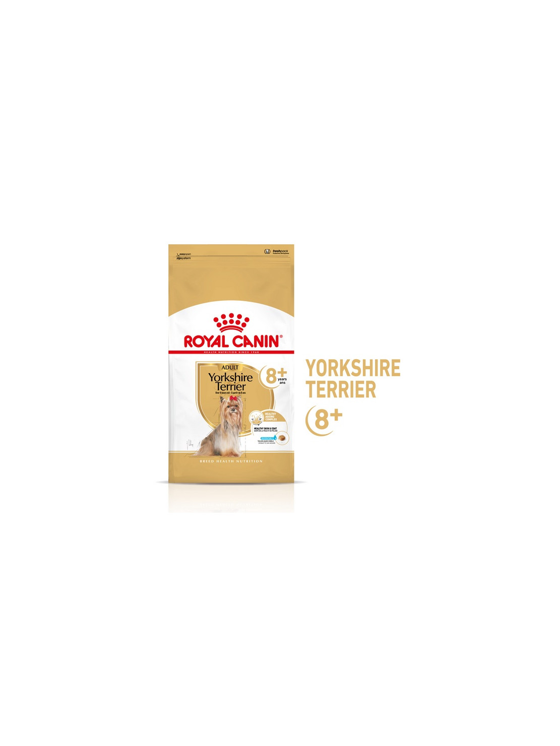 Royal Canin Yorkshire Terrier Adult 8+ karma sucha dla psów starszych rasy yorkshire terrier 3kg