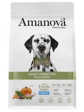 Amanova Dog Adult Digestive Divine Rabbit - królik 2kg