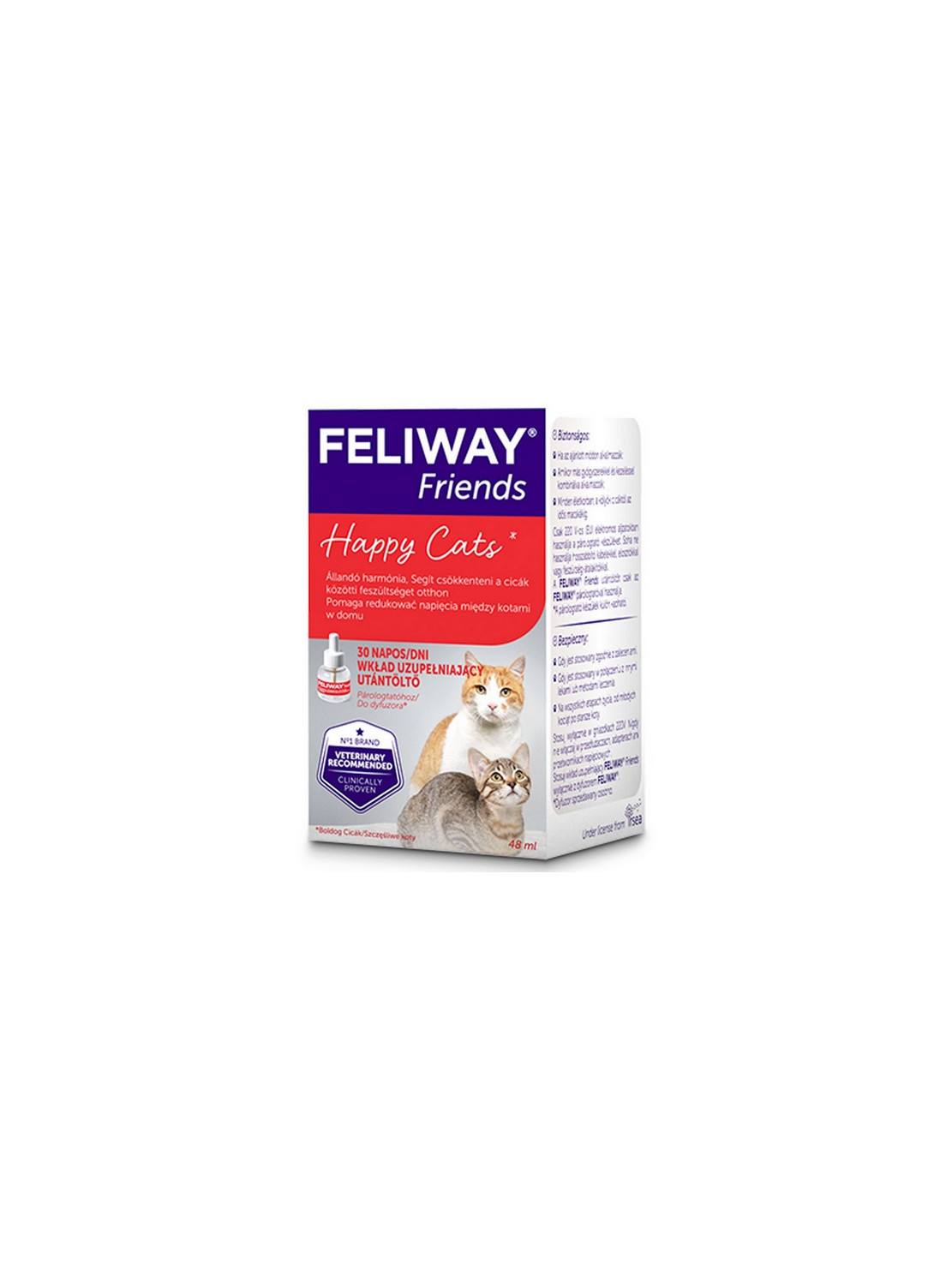 Feliway Friends - kocie feromony Wkład uzupełniający 48ml (30 dni)
