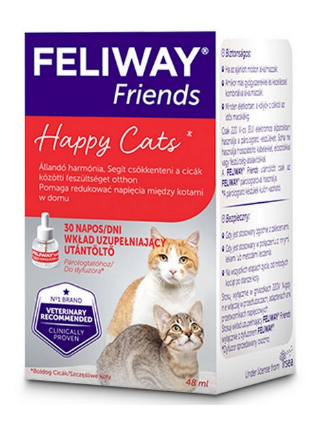 Feliway Friends - kocie feromony Wkład uzupełniający 48ml (30 dni)