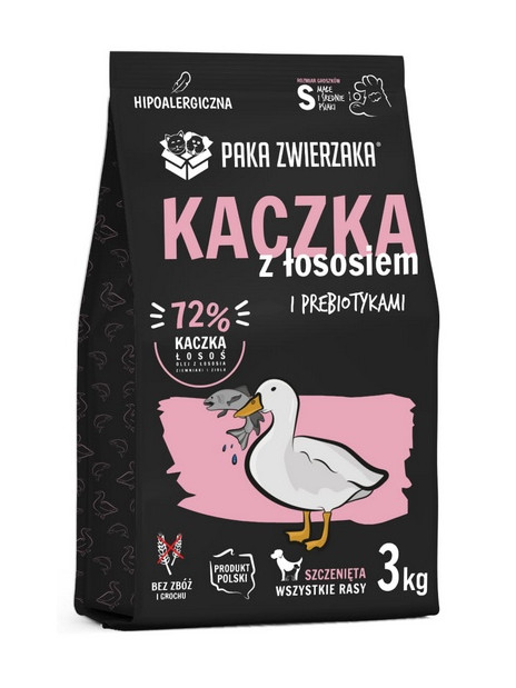 Paka Zwierzaka Seventh Heaven Puppy Kaczka z łososiem 3kg