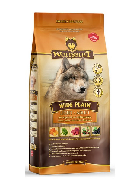 Wolfsblut Dog Wide Plain Adult Light - konina i bataty 2kg