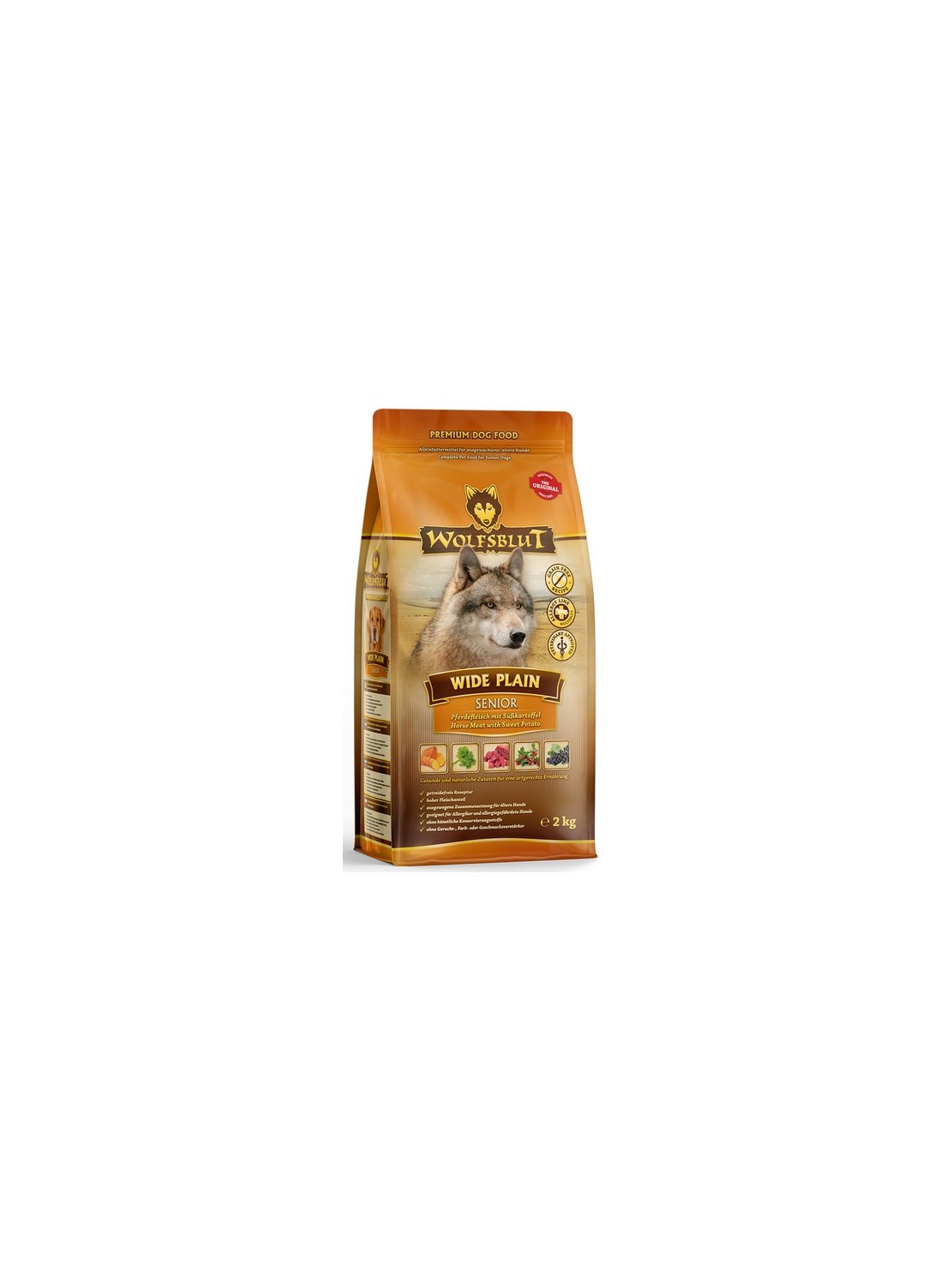 Wolfsblut Dog Wide Plain Senior - konina i bataty 2kg