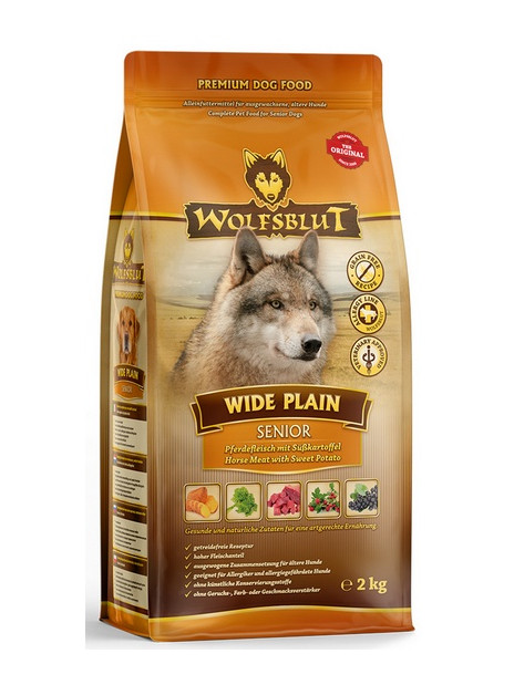 Wolfsblut Dog Wide Plain Senior - konina i bataty 2kg