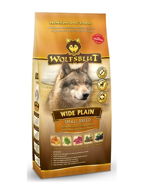 Wolfsblut Dog Wide Plain Small - konina i bataty 2kg