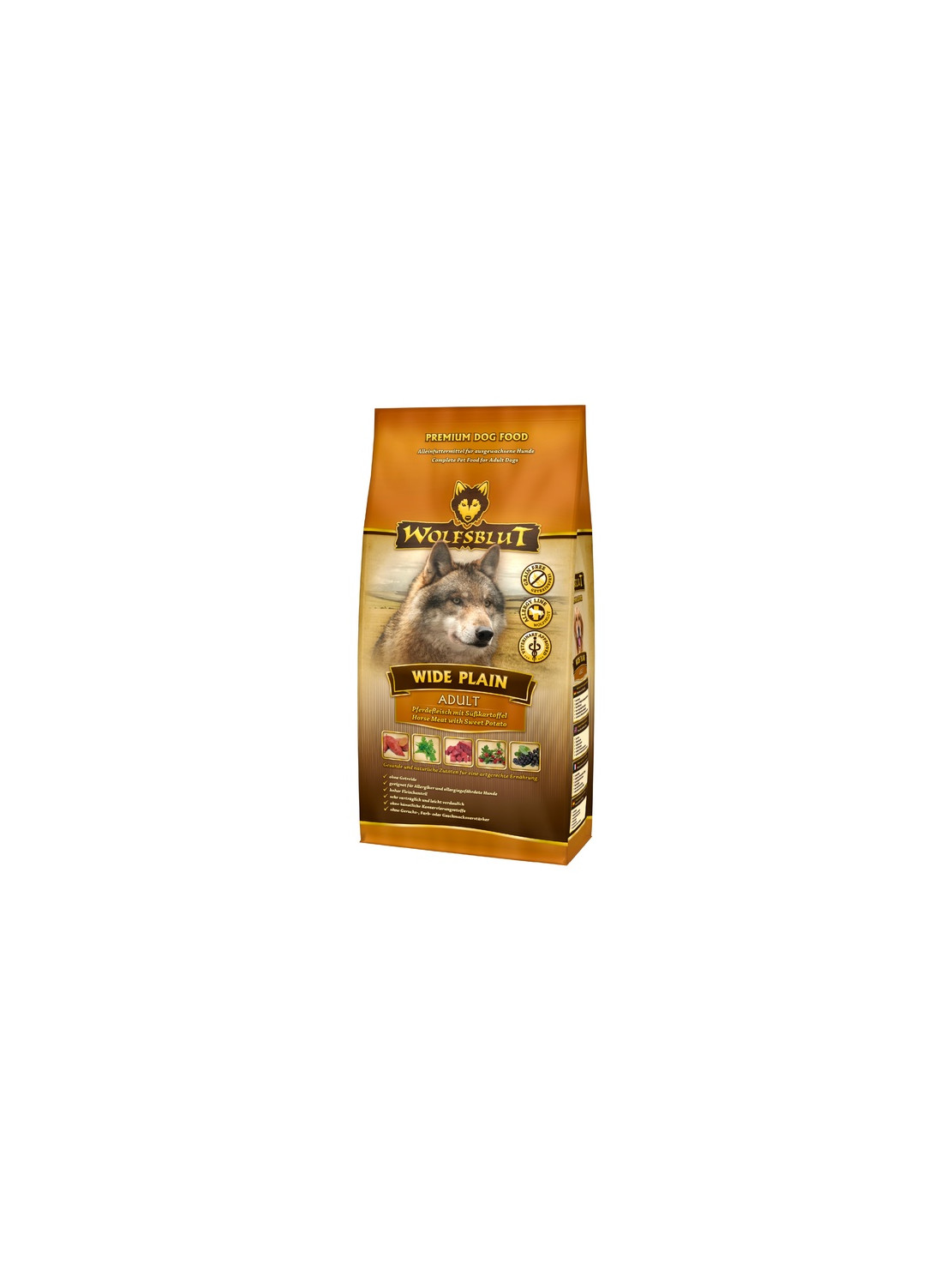Wolfsblut Dog Wide Plain - konina i bataty 2kg