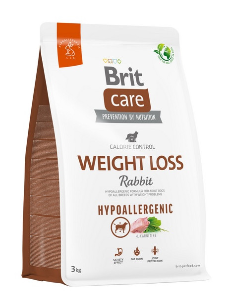 Brit Care Hypoallergenic Dog Weight Loss Rabbit 3kg