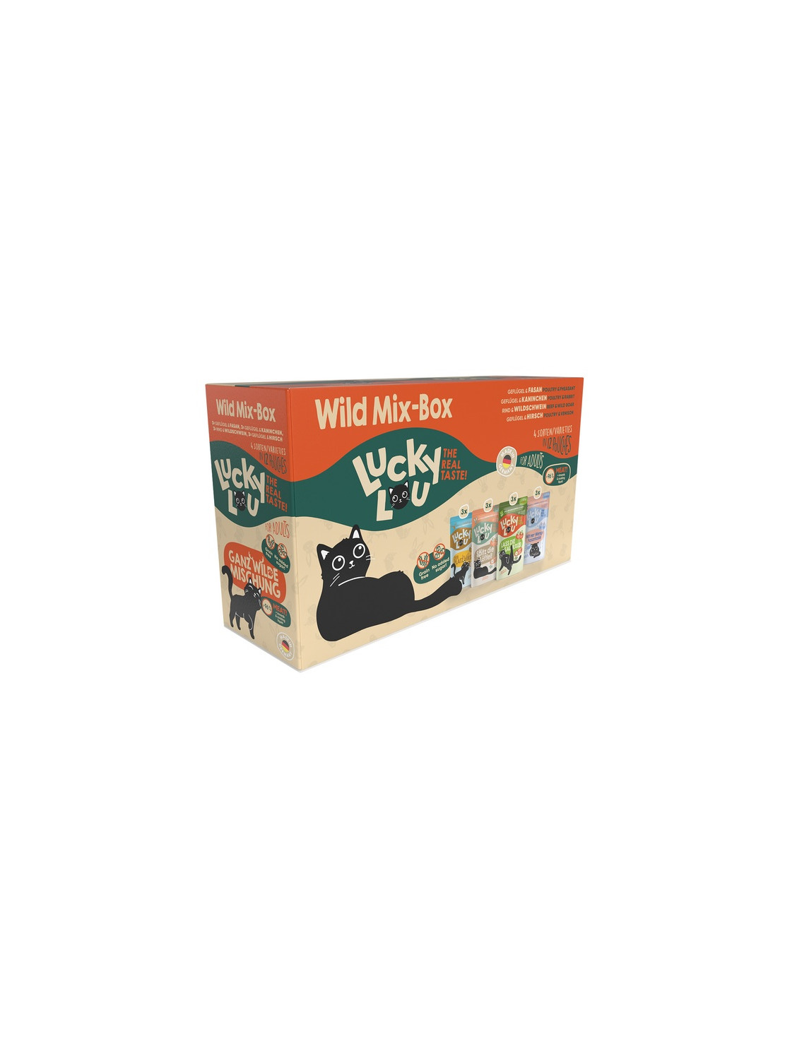 Lucky Lou Lifestage Adult Wild Mix-Box saszetki 12x125g
