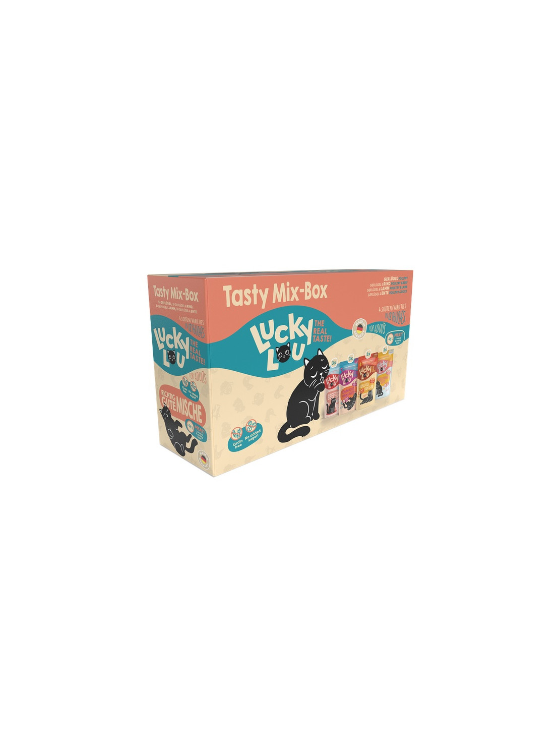 Lucky Lou Lifestage Adult Tasty Mix-Box saszetki 12x125g