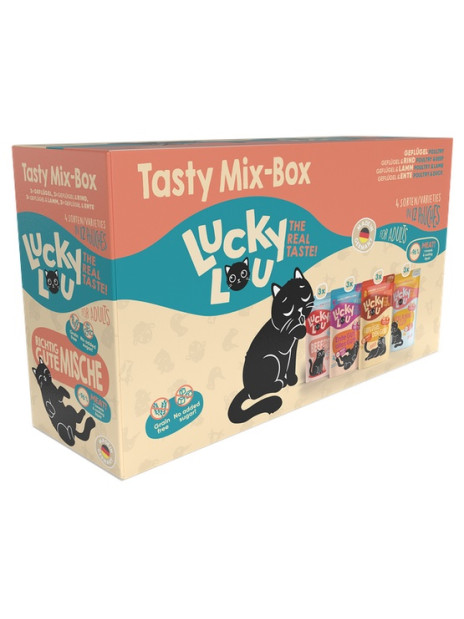Lucky Lou Lifestage Adult Tasty Mix-Box saszetki 12x125g