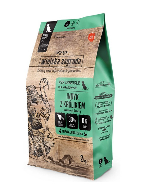 Wiejska Zagroda Indyk z królikiem small 2kg