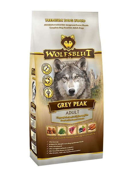 Wolfsblut Dog Grey Peak - koza i bataty 2kg