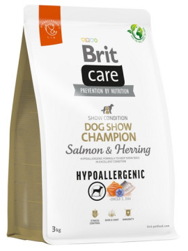 Brit Care Hypoallergenic Dog Show Champion Salmon & Herring 3kg