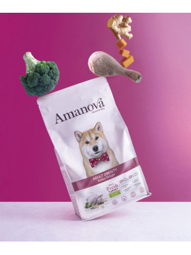 Amanova Dog Adult Obesity Turkey Delight - indyk 2kg