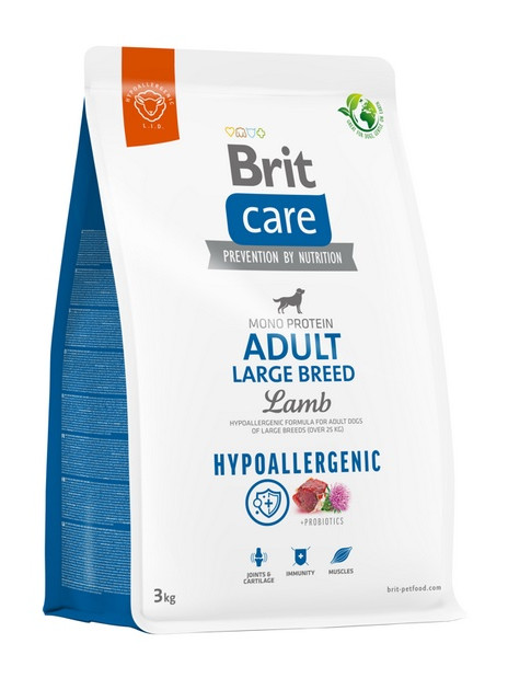 Brit Care Hypoallergenic Adult Large Lamb 3kg