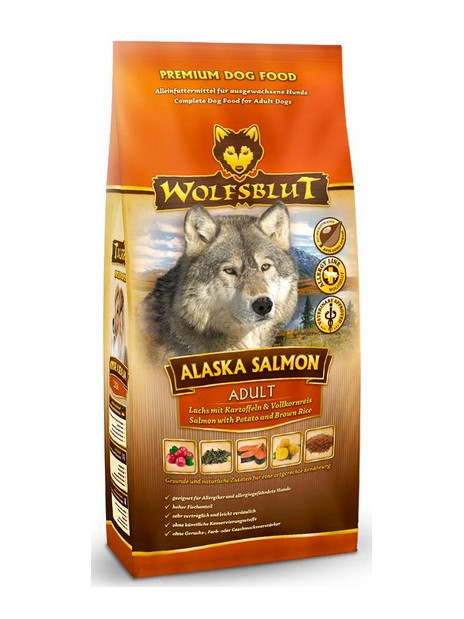 Wolfsblut Dog Alaska Salmon - łosoś i ryż 2kg